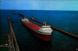 ► NAVIRE De Commerce -  Cargo  Ship Tanker  Pétrolier M/S EDWARD L RYERSON - DULUTH   (Minnesota.) U.S.A. - Pétroliers