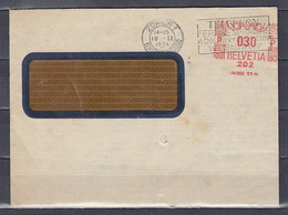 Brief Van Zurich 1 Briefversand Telephon Ferngesprache - Postage Meters