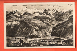 ZBR-02  Sierre Et Val D'Anniviers Panorama. Phototypie 2326. Non Circulé - Sierre