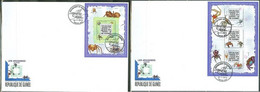 Guinea 2013, Animals, Spiders, 3val In BF+BF In FDC - Spiders