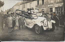 CARTE POSTALE - CHAILLAND ? CHAR ALSACE - AUTOMOBILE FÊTE - PHOTOGRAPHE  LEPAY ? BOURGNEUF-LA-FORET - Chailland