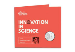 UK 50p Coin Rosalind Franklin- Brilliant Uncirculated BU In Royal Mint Pres/Pack - 50 Pence