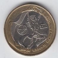 Great Britain UK £2 Two Pound Coin (CWG - Scotland) - Circulated - 2 Pond