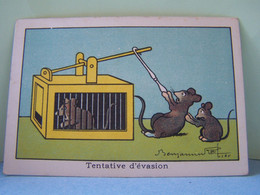 LES ILLUSTRATEURS. B. RABIER. FANTAISIE. LES SOURIS. PUBLICITE BLEDINE JACQUEMAIRE.  100_0720GRT - Rabier, B.