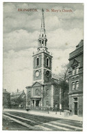 Ref 1420 - Postcard - St Mary's Church Islington - London - London Suburbs