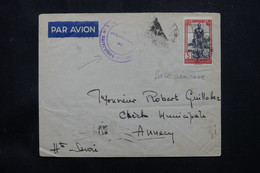 SOUDAN - Enveloppe De Bamako ( Base Aérienne Auxiliaire ) Pour La France En 1941  - L 75584 - Storia Postale