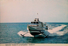 ► HYDROFOIL - Hydroglisseur Anglais "Condor 5 " Saint Malo - Jersey - Aurigny - Hovercrafts