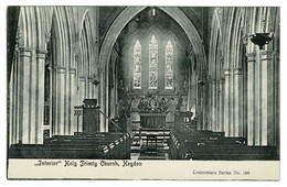 Ref 1422 - Early Postcard - Interior Holy Trinity Church - Heydon Nr Royston Cambridgeshire - Otros & Sin Clasificación