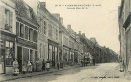 Avesnes Le Comte * La Grande Rue * Commerce Magasin LABY LELEU - Avesnes Le Comte