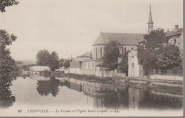 LUNEVILLE - LE VEZOUS ET L EGLISE - Luneville