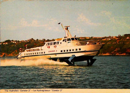 ► HYDROFOIL - Hydroglisseur Anglais "Condor 3 Jersey" - Liaison Jersey Guernsey Sark Alderney Aurigny Saint Malo - Hovercrafts