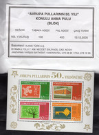 TK 50 Jahre EUROPA 2006 Turkiye 20x Bl.59A ** 200€ Aus Original-Box Blocs Stamps On Stamp Hoja Bloque Sheets M/s Bf CEPT - Collections, Lots & Series