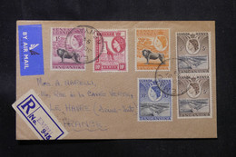 OUGANDA / KENYA / TANGANYIKA - Enveloppe En Recommandé De Embu Pour La France En 1954 - L 75647 - Kenya, Uganda & Tanganyika