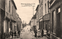 Bray Sur Seine * La Rue Du Pont * Vue Prise De La Place Preuilly * Boulangerie * épicerie Mercerie - Bray Sur Seine