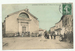 Aigues-Vives (30-Gard) Place Du Temple - Aigues-Vives