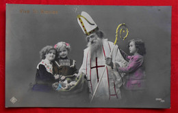 CPA 1911 Saint-Nicolas Et Enfants - Sinterklaas