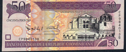 DOMINICAN REPUBLIC P176A  50 PESOS 2008  #CP Printer OBERTHUR Technologies    UNC. - Dominikanische Rep.