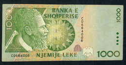 ALBANIA P65 1000 LEKE 1996  #CD      VF - Albanië