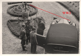 Niort * RARE Photo WW2 * Occupation Allemande Soldats SS Automobile * Circa Vers 1942 Nazi Nazisme - Niort