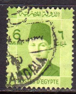 EGYPT EGITTO 1937 1944 KING FAROUK ROI RE 6m 1940 USATO USED OBLITERE' - Usados