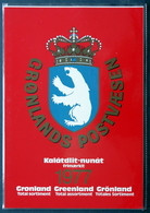 GREENLAND 1977 Year Pack  Complete Map, Incl. Christmas Stamps.  ( Lot Kas) - Années Complètes