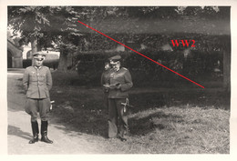 Occupation Allemande à Cheverny * RARE Photo WW2 * Soldats SS * Circa Vers 1942 Nazi Nazisme - Cheverny