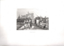 Gravure Ancienne/Bords De Loire/MONTLUCON/Dessinés  Et Gravés Par ROUARGUE Frères/Paris/1850  LOIR16 - Prints & Engravings