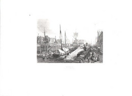 Gravure Ancienne/Bords De Loire/NANTES,vue De L'ile Gloriette/Dessinés  Et Gravés Par ROUARGUE Frères/Paris/1850  LOIR17 - Prints & Engravings