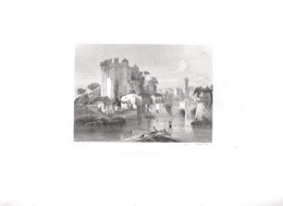 Gravure Ancienne/Bords De Loire/Château De CLISSON /Dessinés  Et Gravés Par ROUARGUE Frères/Paris/1850  LOIR18 - Stampe & Incisioni