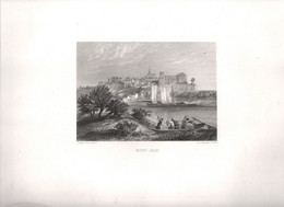 Gravure Ancienne/Bords De Loire/MONT-JEAN  /Dessinés  Et Gravés Par ROUARGUE Frères/Paris/1850  LOIR23 - Stampe & Incisioni