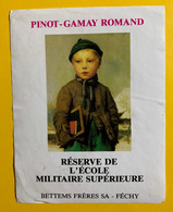 16689 - Pinot Gamay Romand Réserve De L'Ecole Militaire Supérieure Garçon D'école D'Albert Anker - Kunst
