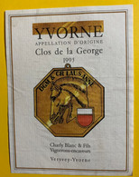 16693 -  Yvorne Clos De La George 1995 DGM & CR Lausanne - Paarden