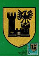 CARTE MAXIMUM ARMOIRIES ARMS WAPPEN AARBURG 1978 - Maximum Cards