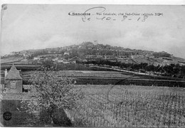 Cpa C61 SANCERRE- Vue Générale, Côté Sud-ouest-vignobles Au 1er. Plan - Sancergues