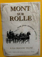 16710 -  Suisse Team Jean-Jacques Hänni Attelage Mont Sur Rolle A La Grande Vigne - Chevaux