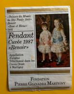 16713 -  Cuvée Renoir 1987 Fendant  Fondation Pierre Gianadda - Arte