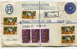 NIGERIA 1981 - Entier Postal 28 Kobo + Complément Pour Recommandation - Nigeria (1961-...)