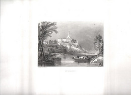 Gravure Ancienne/Bords De Loire/SAINT-FLORENT /Dessinés  Et Gravés Par ROUARGUE Frères/Paris/1850  LOIR24 - Stiche & Gravuren