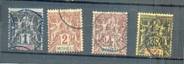 MOH 6 - YT 1-2-3-9 ° Obli - Used Stamps