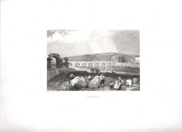 Gravure Ancienne/Bords De Loire/ROANNE/Dessinés  Et Gravés Par ROUARGUE Frères/Paris/1850  LOIR28 - Prenten & Gravure