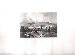 Gravure Ancienne/Bords De Loire/ MONTBRISON  /Dessinés  Et Gravés Par ROUARGUE Frères/Paris/1850  LOIR35 - Stampe & Incisioni
