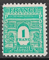 France 1944. Scott #476C (M) Arc De Triomphe - 1944-45 Triomfboog