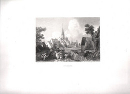 Gravure Ancienne/Bords De Loire/ SAINT AMAND /Dessinés  Et Gravés Par ROUARGUE Frères/Paris/1850  LOIR38 - Prenten & Gravure
