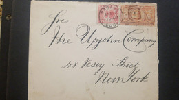 A) 1907, CUBA, US OCCUPATION IN CUBA, FROM TO HAVANA TO NEW YORK, CUBAN PRINTING, JAN 22 1907, INMEDIATE - Brieven En Documenten