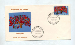 Lettre Fdc 1964 Flamboyant - Storia Postale