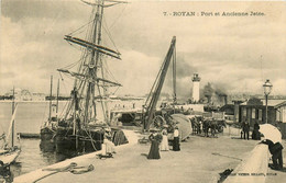 Royan * Port Et Ancienne Jetée * Grue * Goélette Voilier - Royan