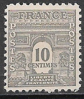 France 1944. Scott #476 (M) Arc De Triomphe - 1944-45 Triomfboog