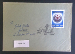 Polen 1972 Brief Afghaanse Windhond - Macchine Per Obliterare (EMA)