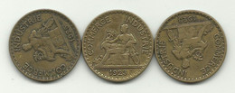 2 Francs CHAMBRES DE COMMERCE - 1923 Et 1925 - Lot 3 Pièces - Altri & Non Classificati