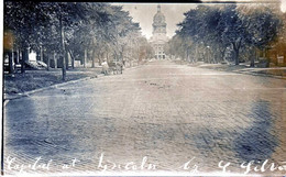 1913 - Capitale At Lincoln - Une Avenue, Animée - CARTE PHOTO - Lincoln